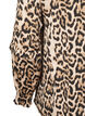 Bluse mit Smok-Einsatz und Leopardenmuster, Braun, Packshot image number 3