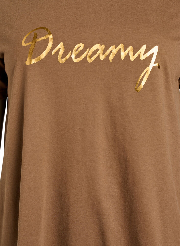 T-shirt imprim&eacute;, Marron, Packshot image number 2