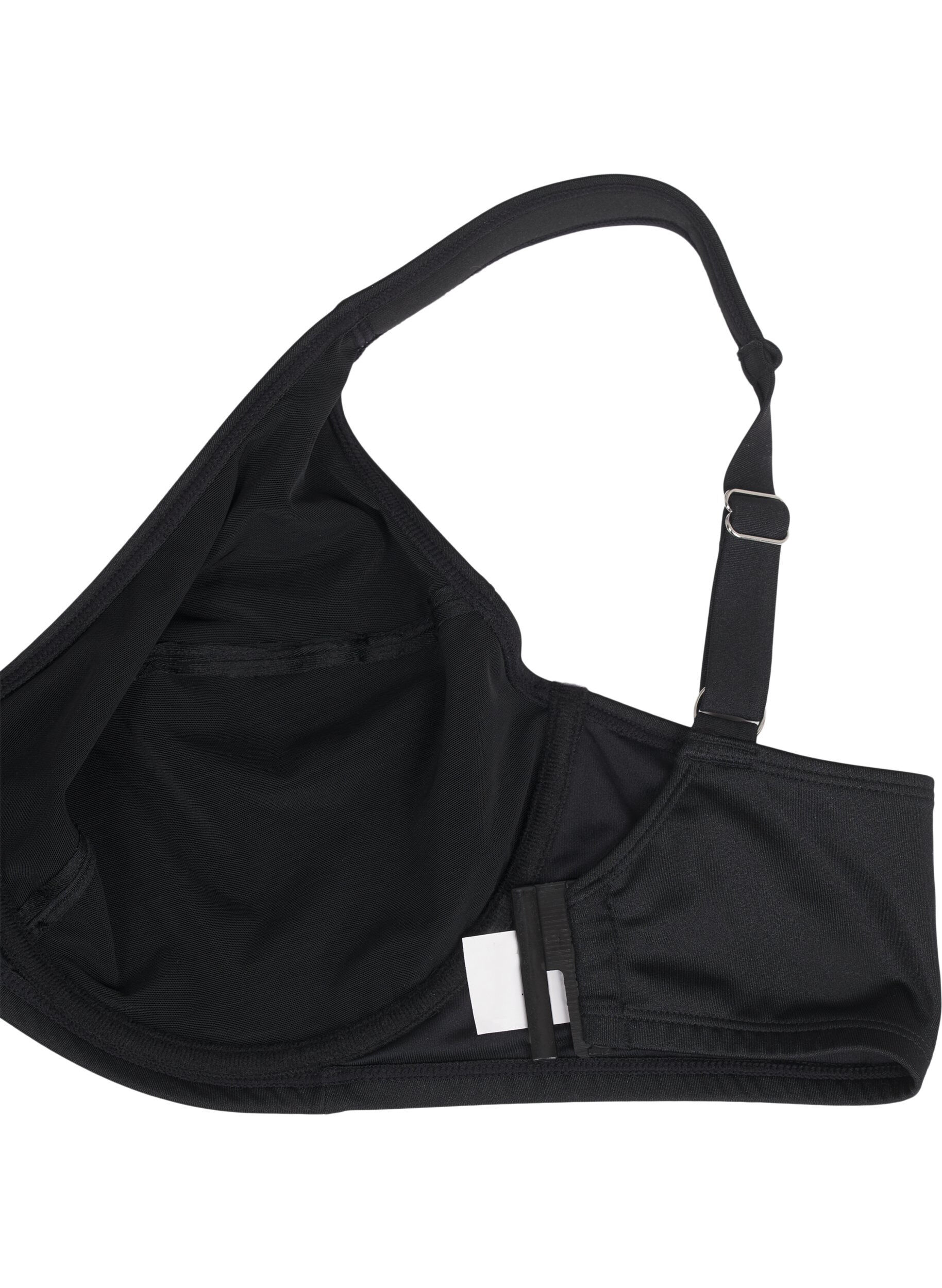 ZizziHaut de bikini couvrant avec armatures, Noir, Packshot image number 3