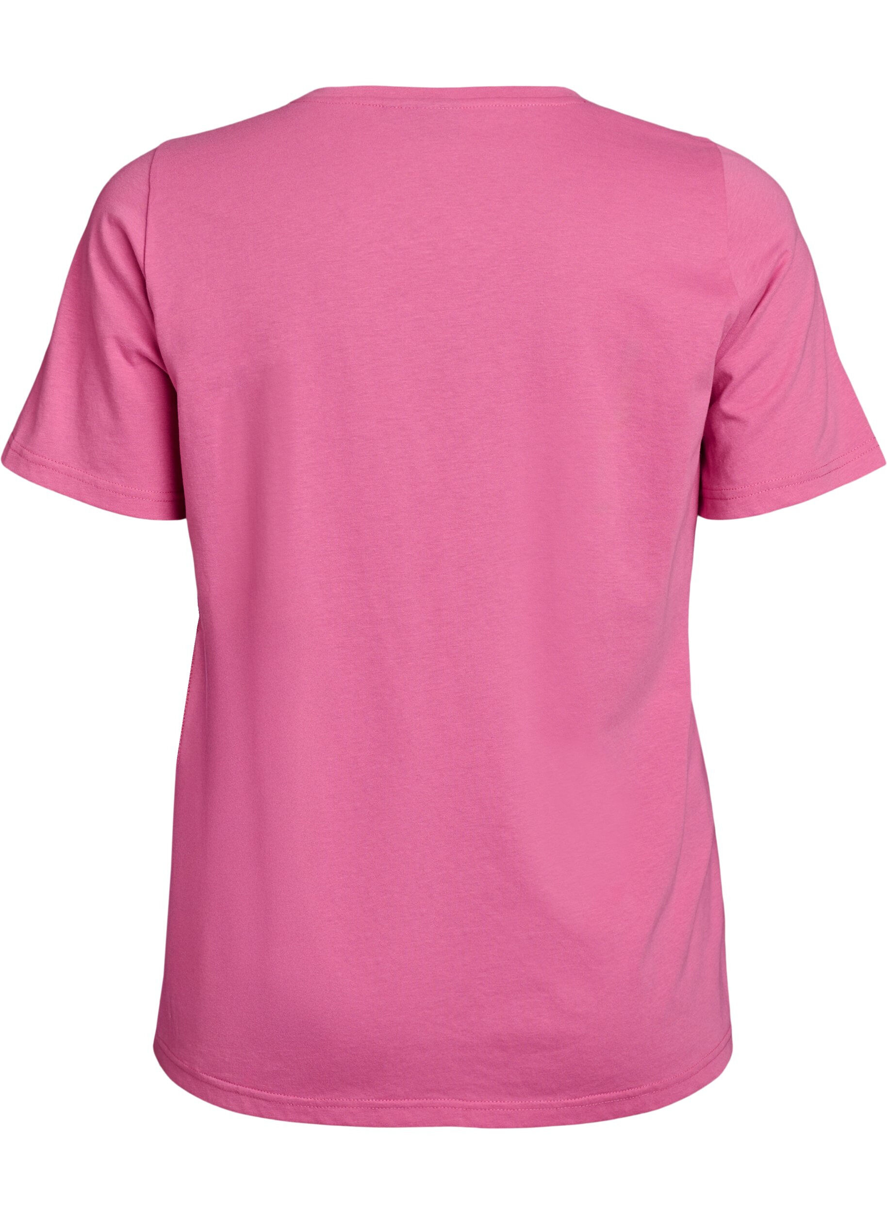 Zizzi FLASH - T-Shirt mit Print., Pink, Packshot image number 1