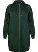 Langer Hoodie mit Rei&szlig;verschluss und Taschen, Gr&uuml;n, Packshot image number 0