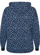 Sweat &agrave; capuche avec imprim&eacute; int&eacute;gral, Bleu, Packshot image number 1