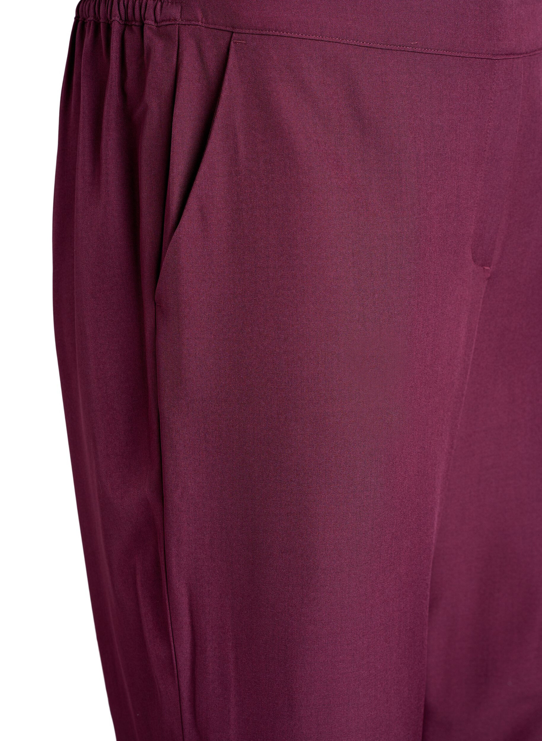 ZizziPantalon ample avec poches, Bordeaux fonc&eacute;, Packshot image number 2