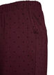 Gepunktete Hose mit hoher Taille und geraden Beinen, Rot, Packshot image number 2