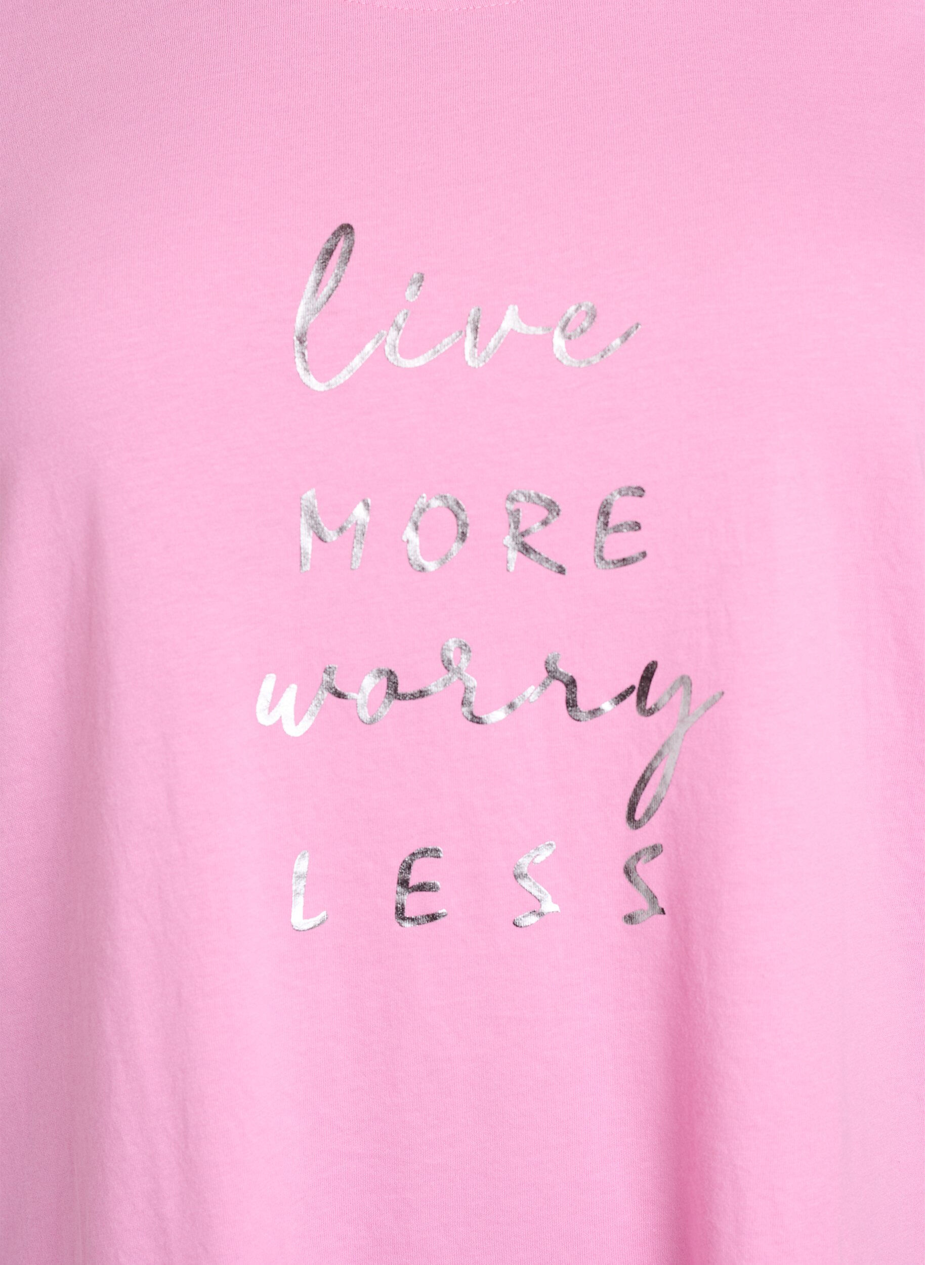 Zizzi FLASH - T-Shirt mit Print, Pink, Packshot image number 2