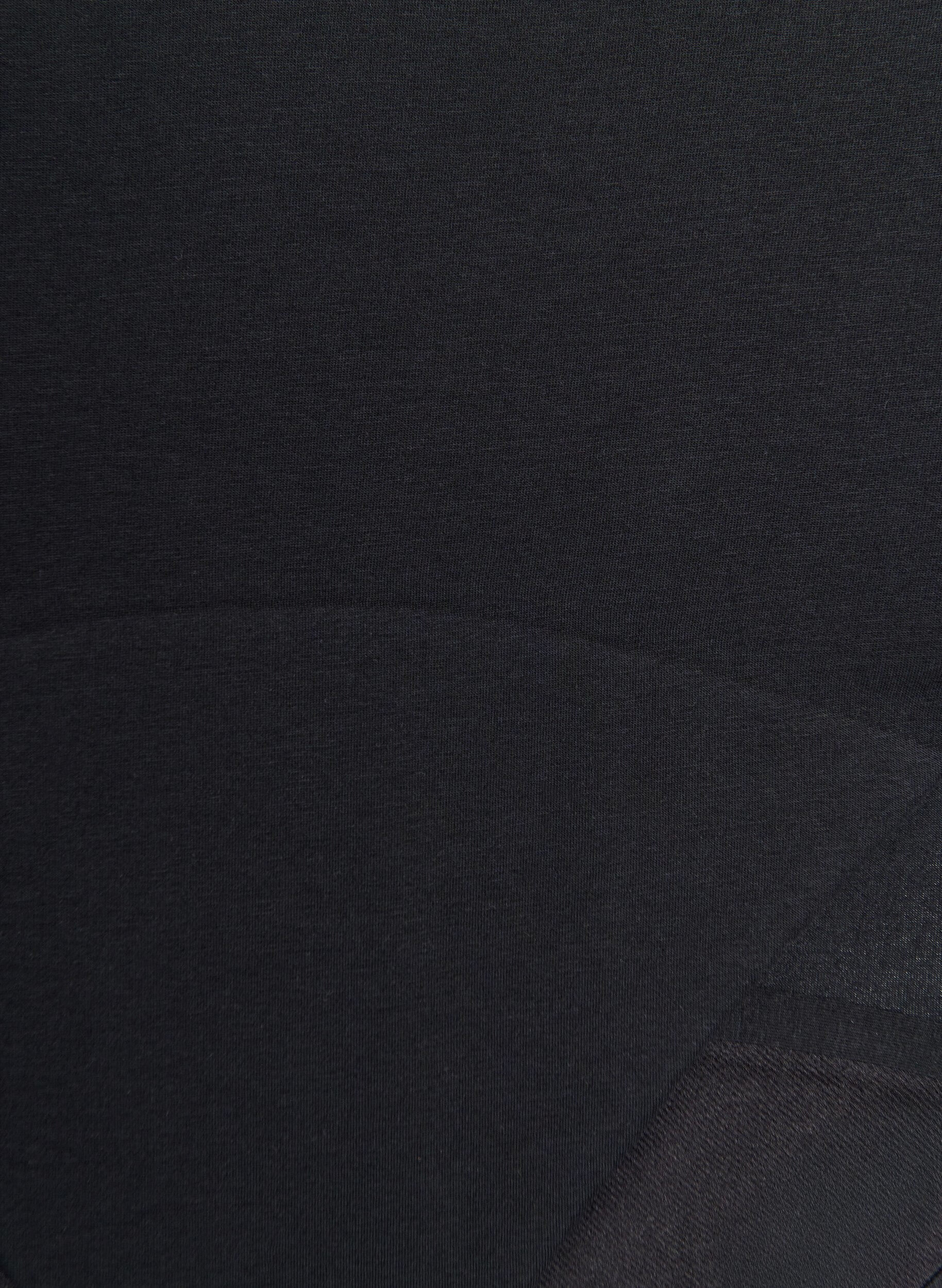 Zizzi Culotte menstruelle en coton avec taille haute, Noir, Packshot image number 2