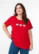 Baumwoll-T-Shirt mit Motiv, Salsa w. Hearts, Model image number 0