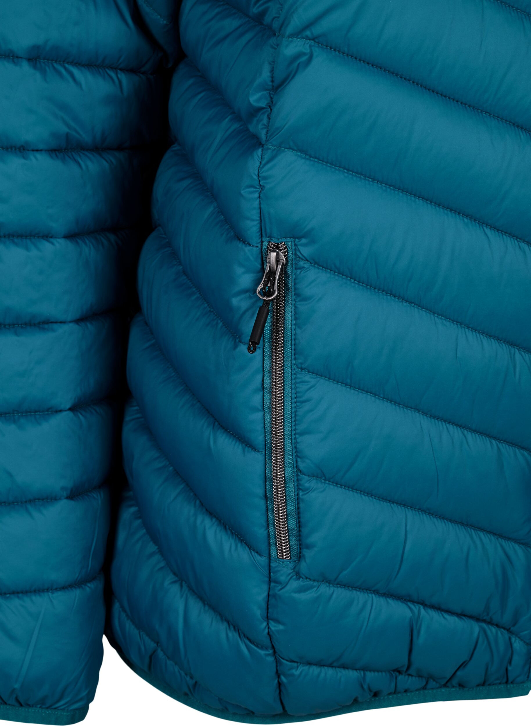 ZizziVeste l&eacute;g&egrave;re &agrave; capuche, Bleu p&eacute;trole, Packshot image number 3