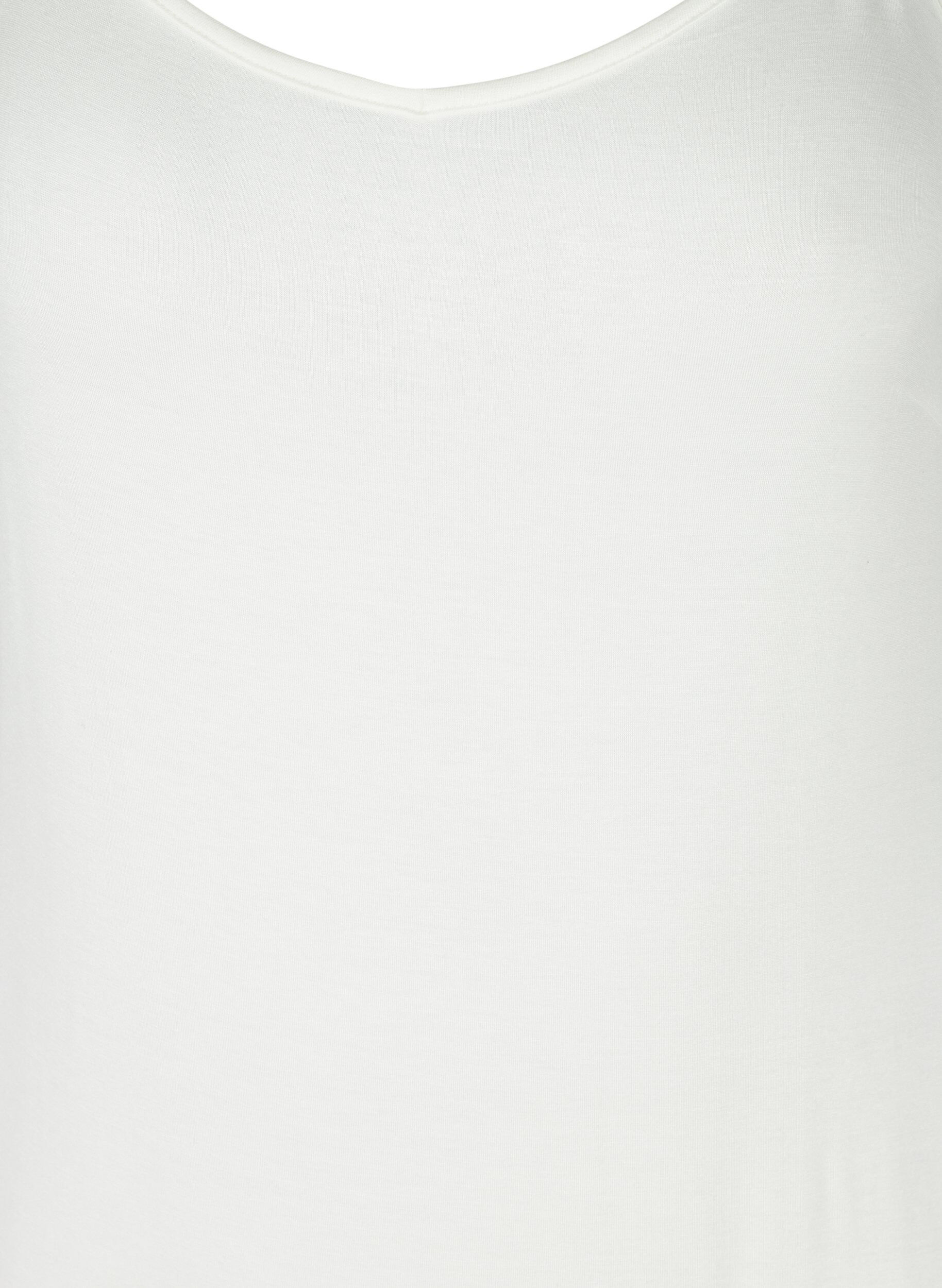 Zizzi Einfarbiges Unterkleid aus Viskose, Wei&szlig;, Packshot image number 2