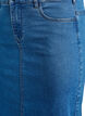 FLASH - Midi-Jeansrock mit vorderem Schlitz, Blau, Packshot image number 2