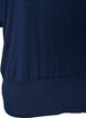 Blouse en jersey avec des manches ballon au coude, Bleu, Packshot image number 3