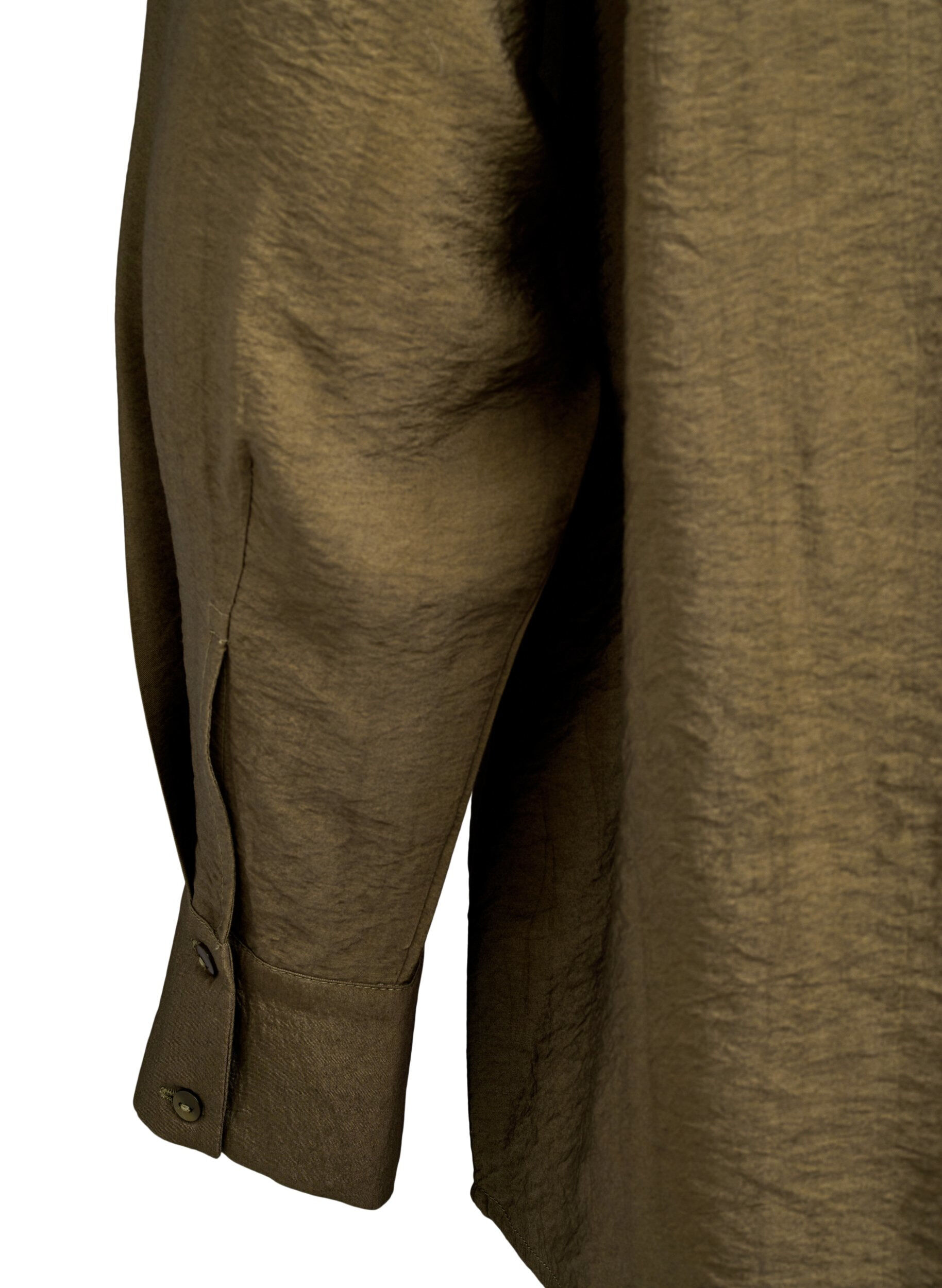 Zizzi Chemise avec clous, Vert fonc&eacute;, Packshot image number 3