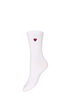Chaussettes en coton avec motif, Blanc, Packshot image number 0