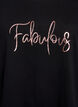 T-Shirt mit Print, Schwarz, Packshot image number 2