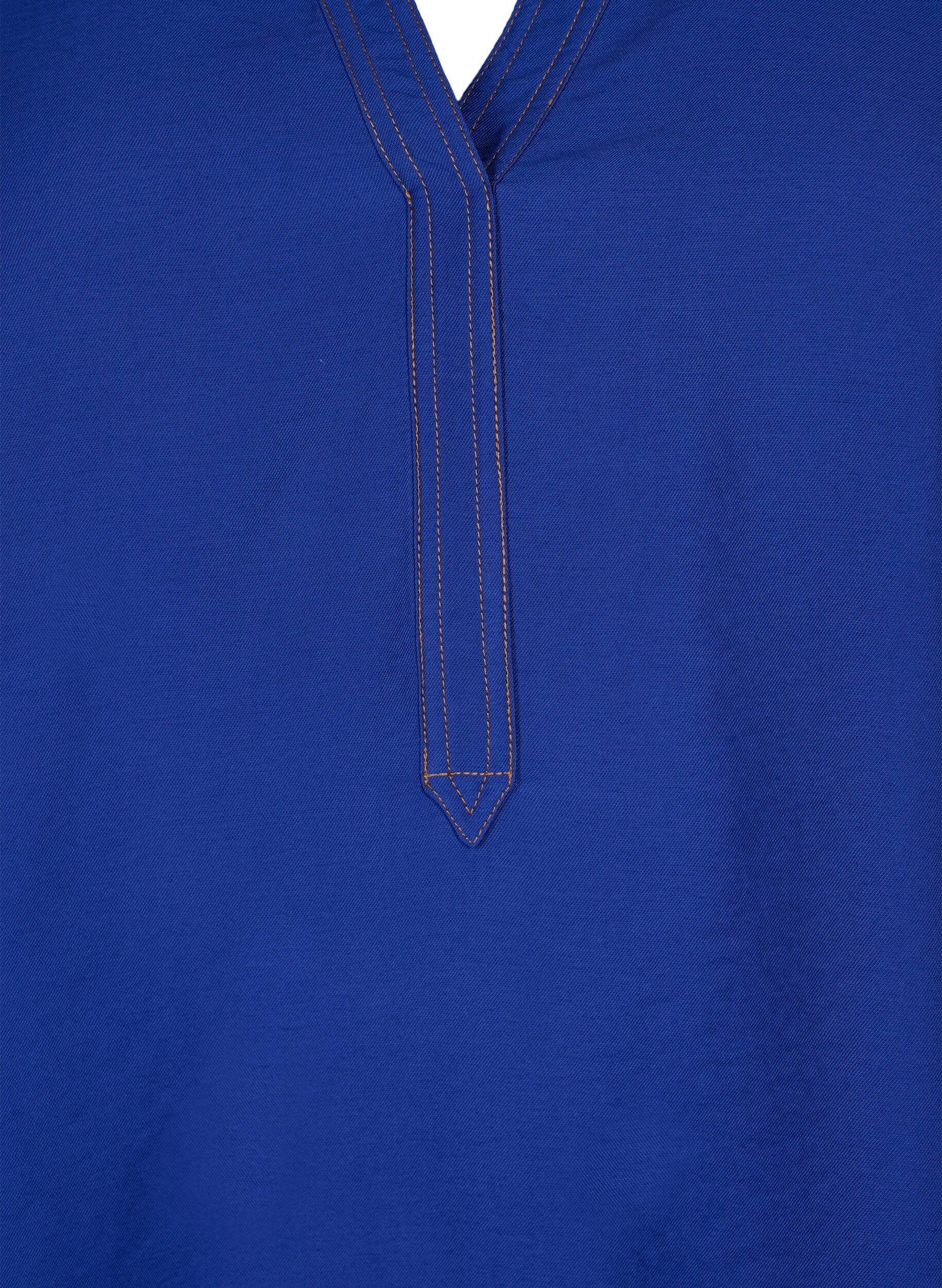 Zizzi Bluse mit Ruffles, Surf the web, Packshot image number 2