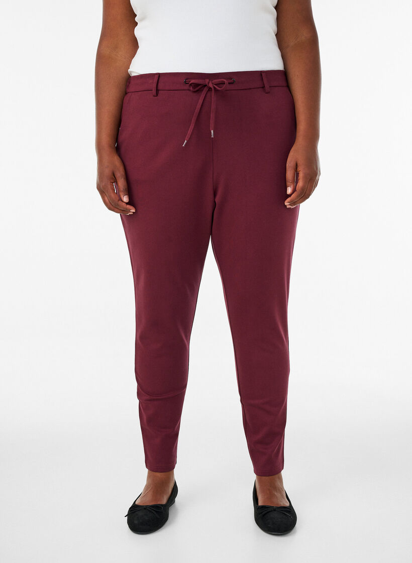 Cropped Maddison Hose, Rot, Model image number 2