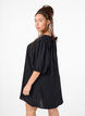 Robe courte avec nœud dans le dos, Black, Model image number 1
