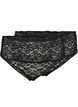 2er Pack Panties, Black, Packshot image number 0