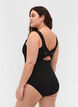 Maillot de bain dos croisé, Black, Model image number 1