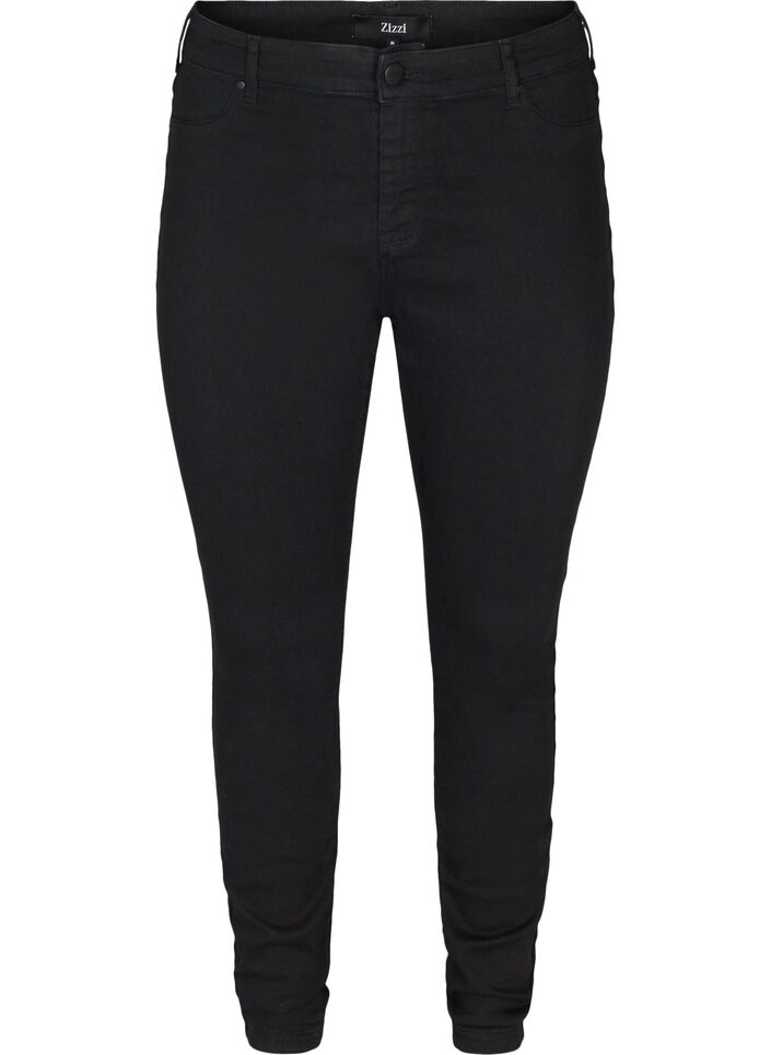 Jeggings en coton mélangé, Black, Packshot image number 0