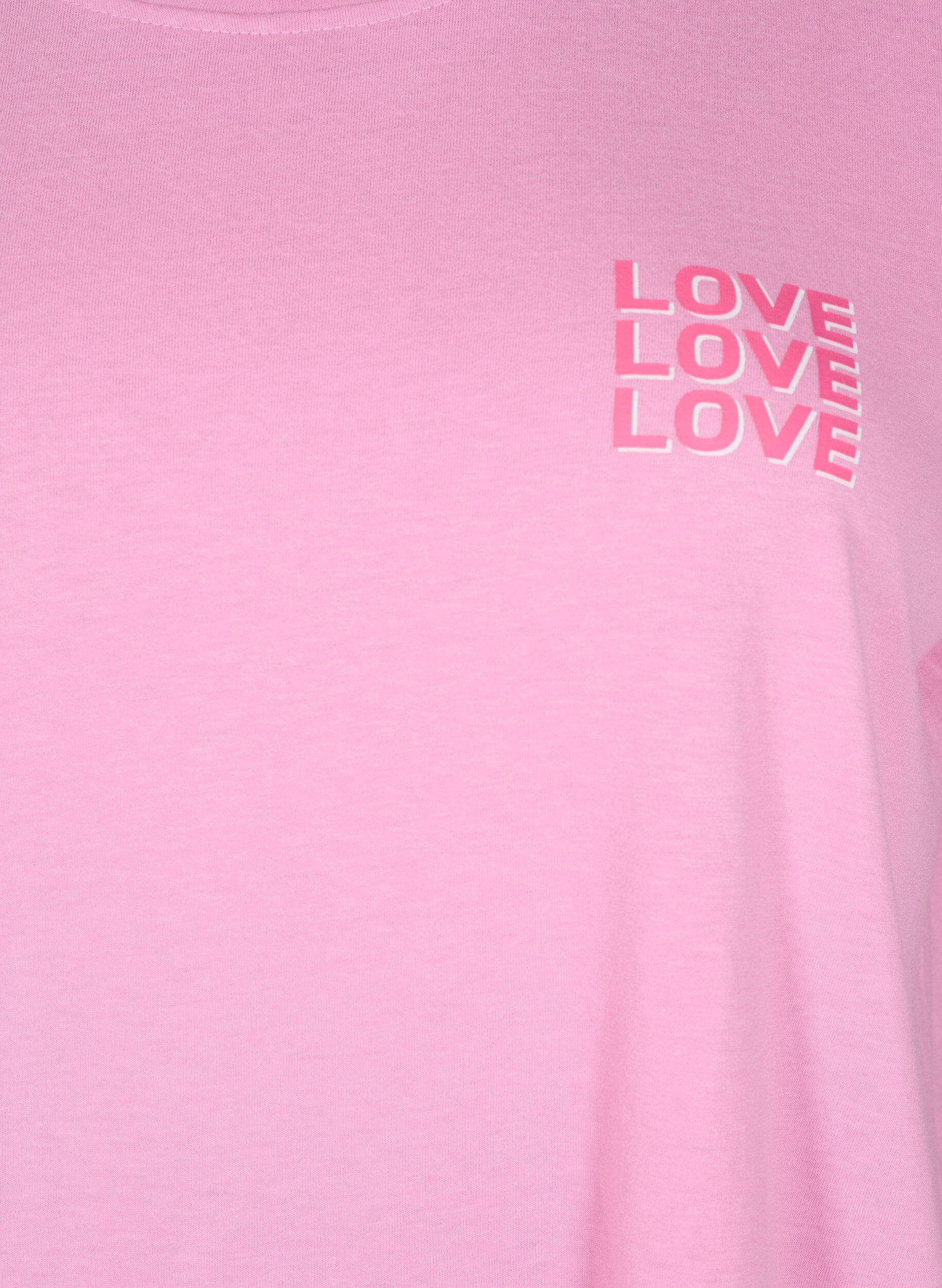Zizzi FLASH - T-Shirt mit Print, Pink, Packshot image number 2