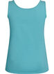 Haut uni Basic en coton, Bleu, Packshot image number 1