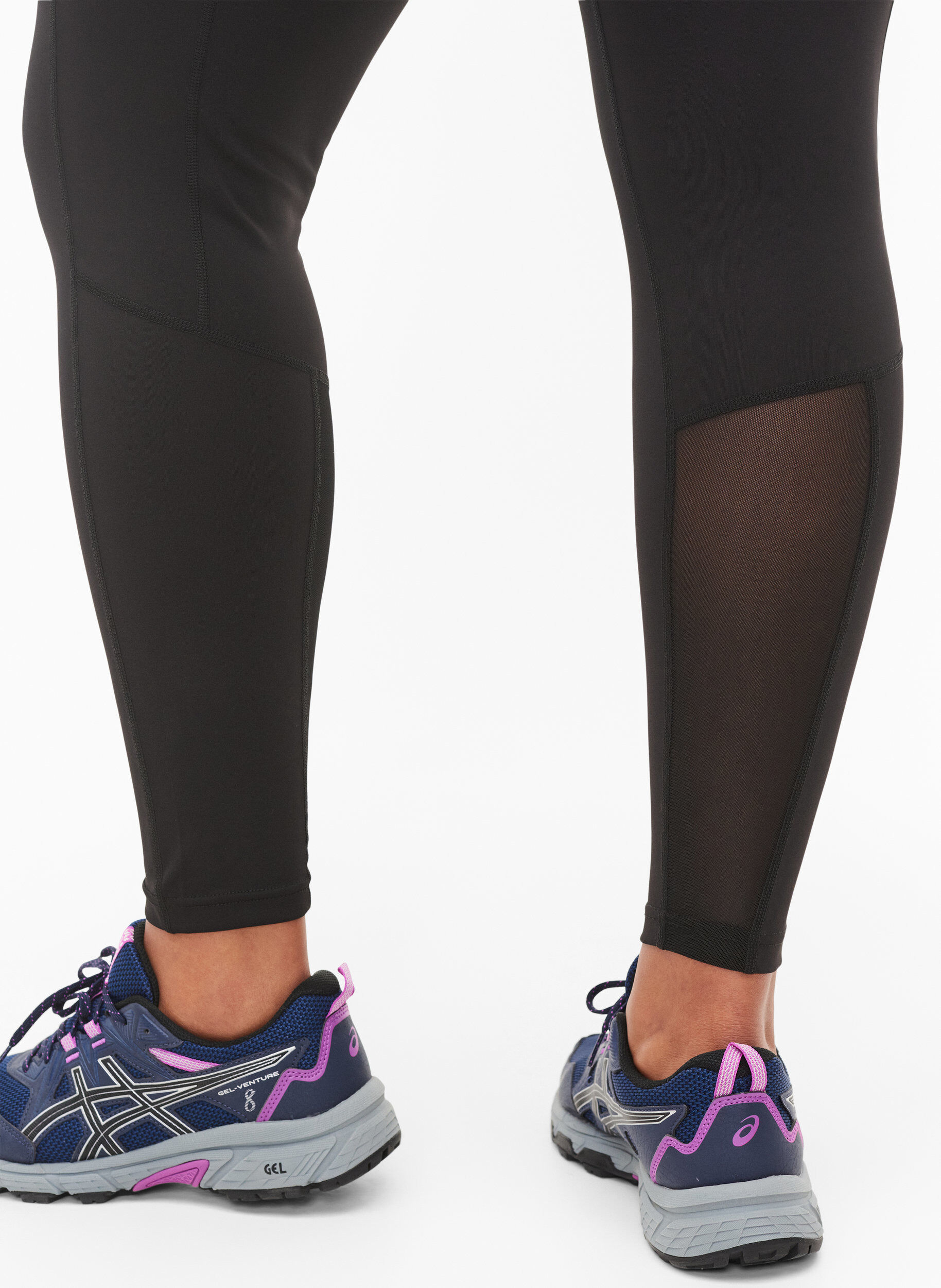 Zizzi CORE, POCKET TIGHTS - Legging de sport avec poche, Black, Model image number 2