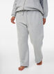Pantalon de jogging taille haute avec int&eacute;rieur bross&eacute;, Gris, Model image number 2