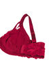 Soutien-gorge en dentelle couvrant à décoration élégante, Rhythmic Red, Packshot image number 3