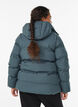 Kurze Steppjacke mit abnehmbarer Kapuze, Grün, Model image number 2