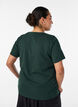 T-shirt imprim&eacute;, Vert, Model image number 2