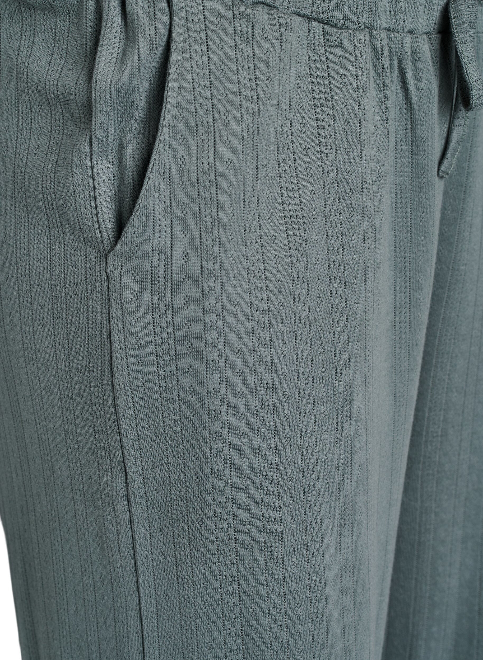 Zizzi Nachthose aus Baumwolle, Gr&uuml;n, Packshot image number 2