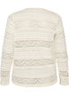 Blouse en dentelle avec manches longues, Vanille, Packshot image number 1