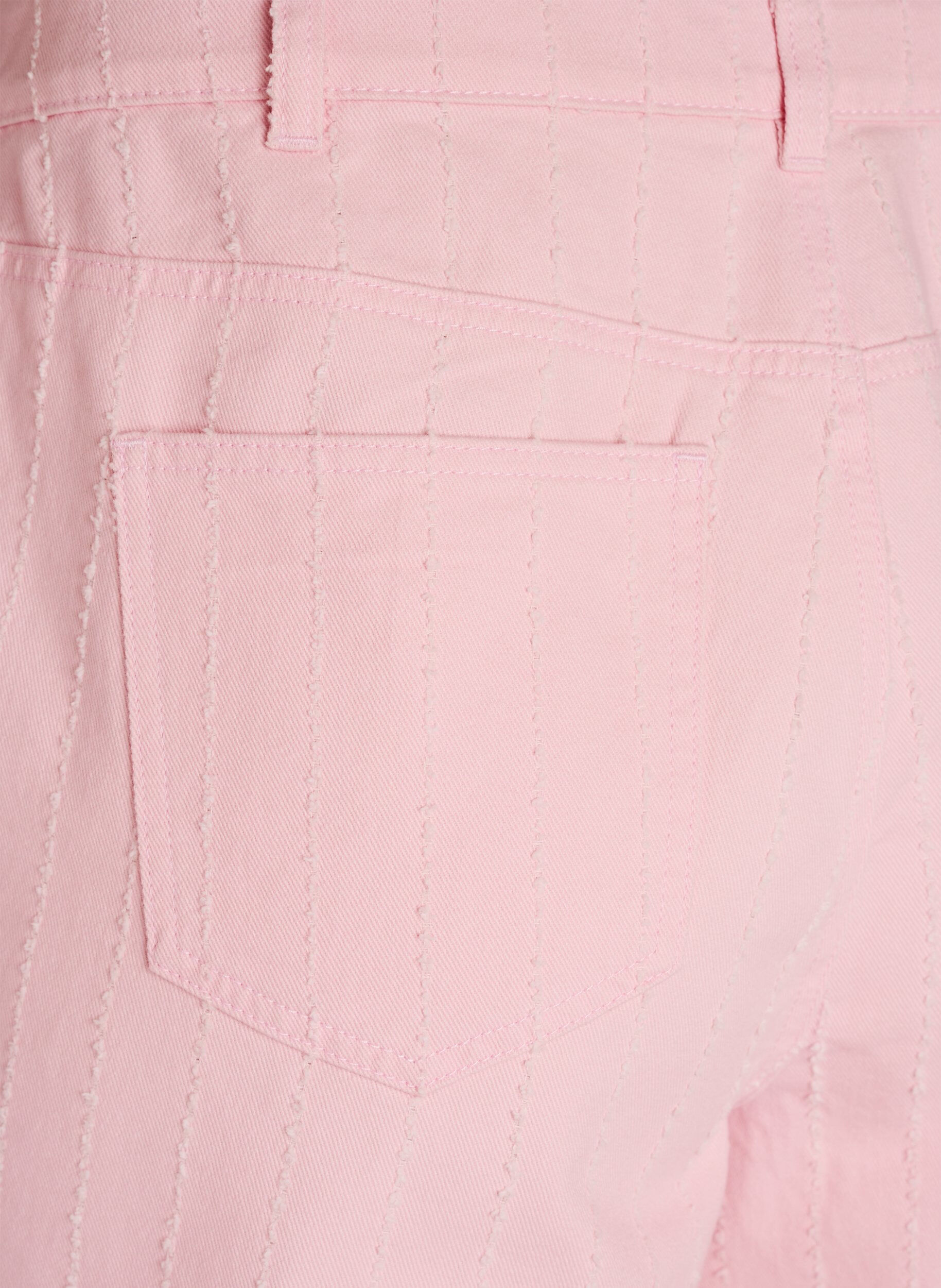 Zizzi Myra Jeans aus farbigem Denim mit weiter Passform und strukturiertem Muster, Rot, Packshot image number 3