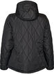 Veste l&eacute;g&egrave;rement matelass&eacute;e en losange, Noir, Packshot image number 1