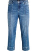 Straight Fit Jeans mit markanten Nähten, Blau, Packshot image number 0