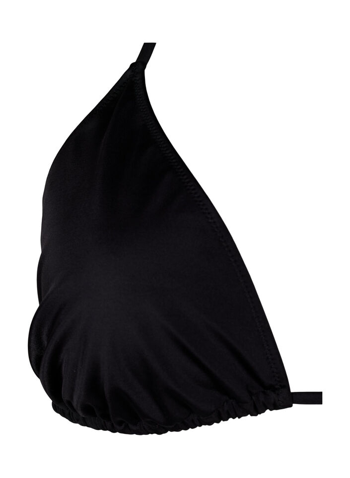 Soutien-gorge bikini triangle, Noir, Packshot image number 2