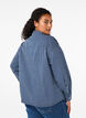 Gestreiftes Jeanshemd mit Brusttaschen, Blue Denim Stripe, Model image number 1