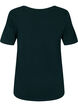 T-shirt basic uni en coton, Vert fonc&eacute;, Packshot image number 1