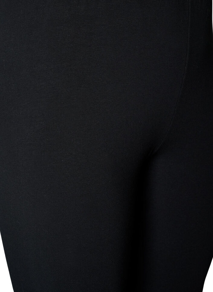 Pantalon &eacute;vas&eacute; en jersey, Noir, Packshot image number 2