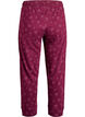 Baumwoll-Pyjamahose mit hohem Bund, Dunkles Bordeaux, Packshot image number 1