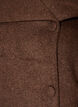 Kurze Jacke mit asymmetrischer Knopfleiste, Braun, Packshot image number 2