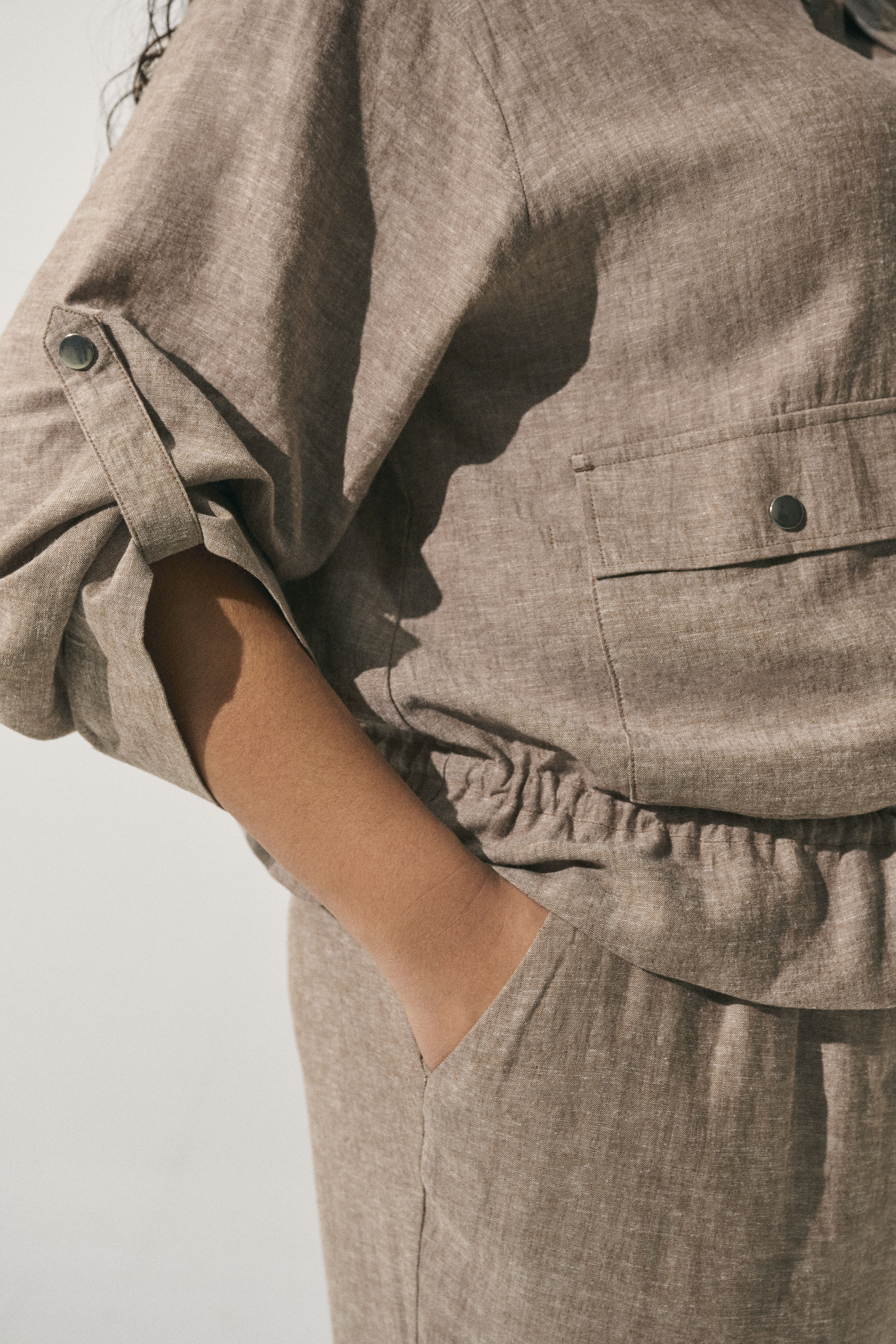 Zizzi Tenue en lin, , Model