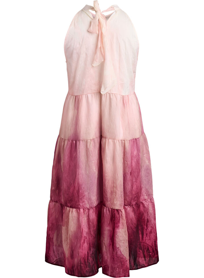 Robe midi dos nu, Rose, Packshot image number 1