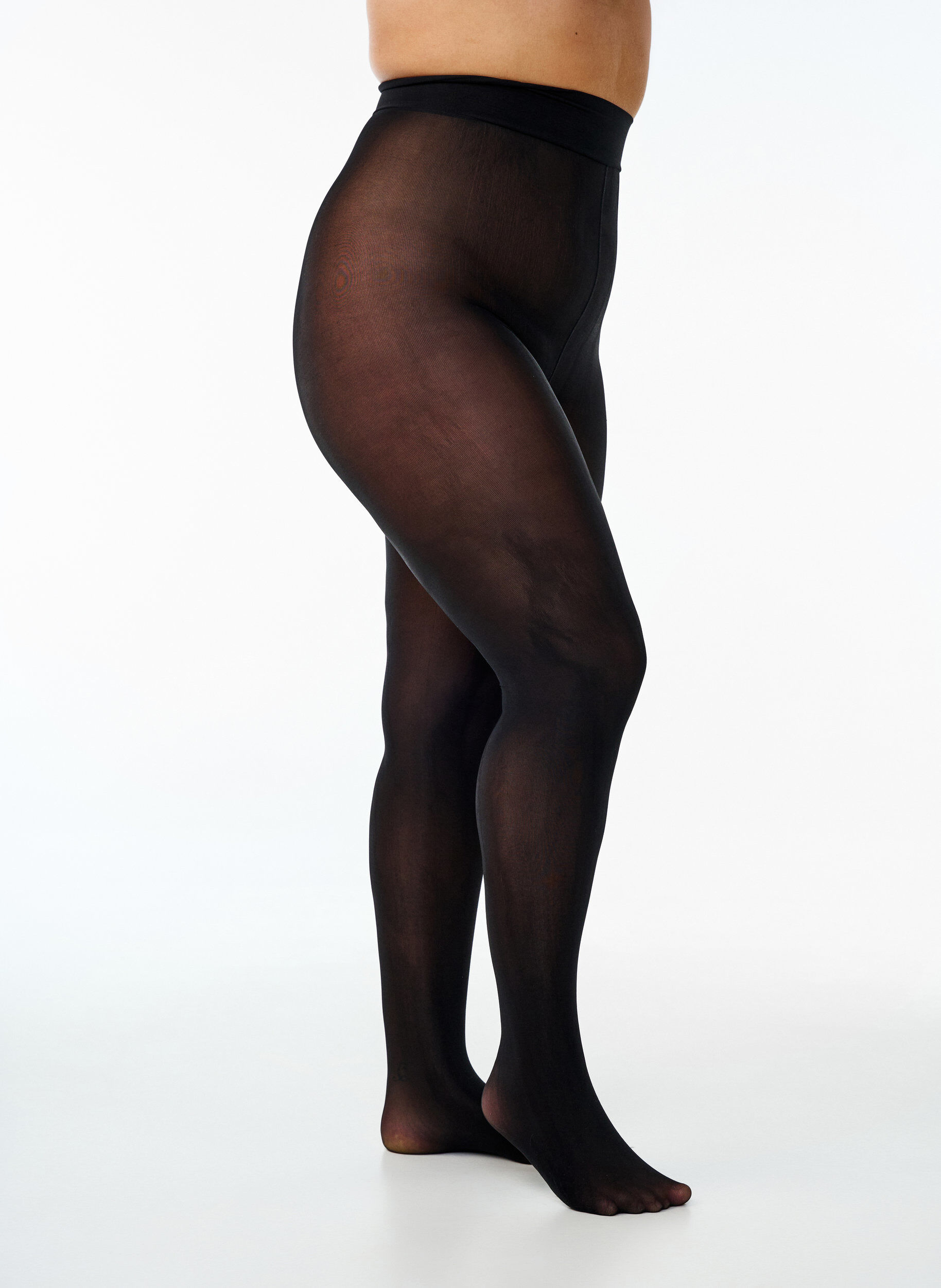 Zizzi Strapazierf&auml;hige Strumpfhose mit 50 Denier, Schwarz, Packshot image number 0