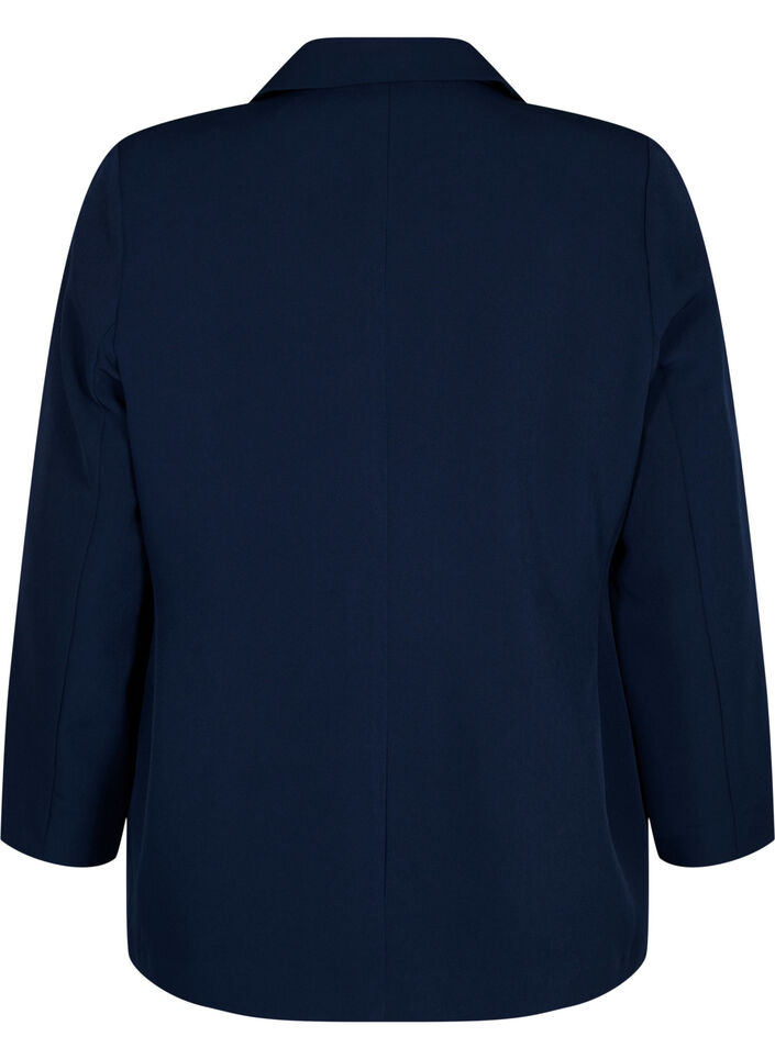 Klassischer Blazer mit Knopfverschluss, Navy Blazer, Packshot image number 1
