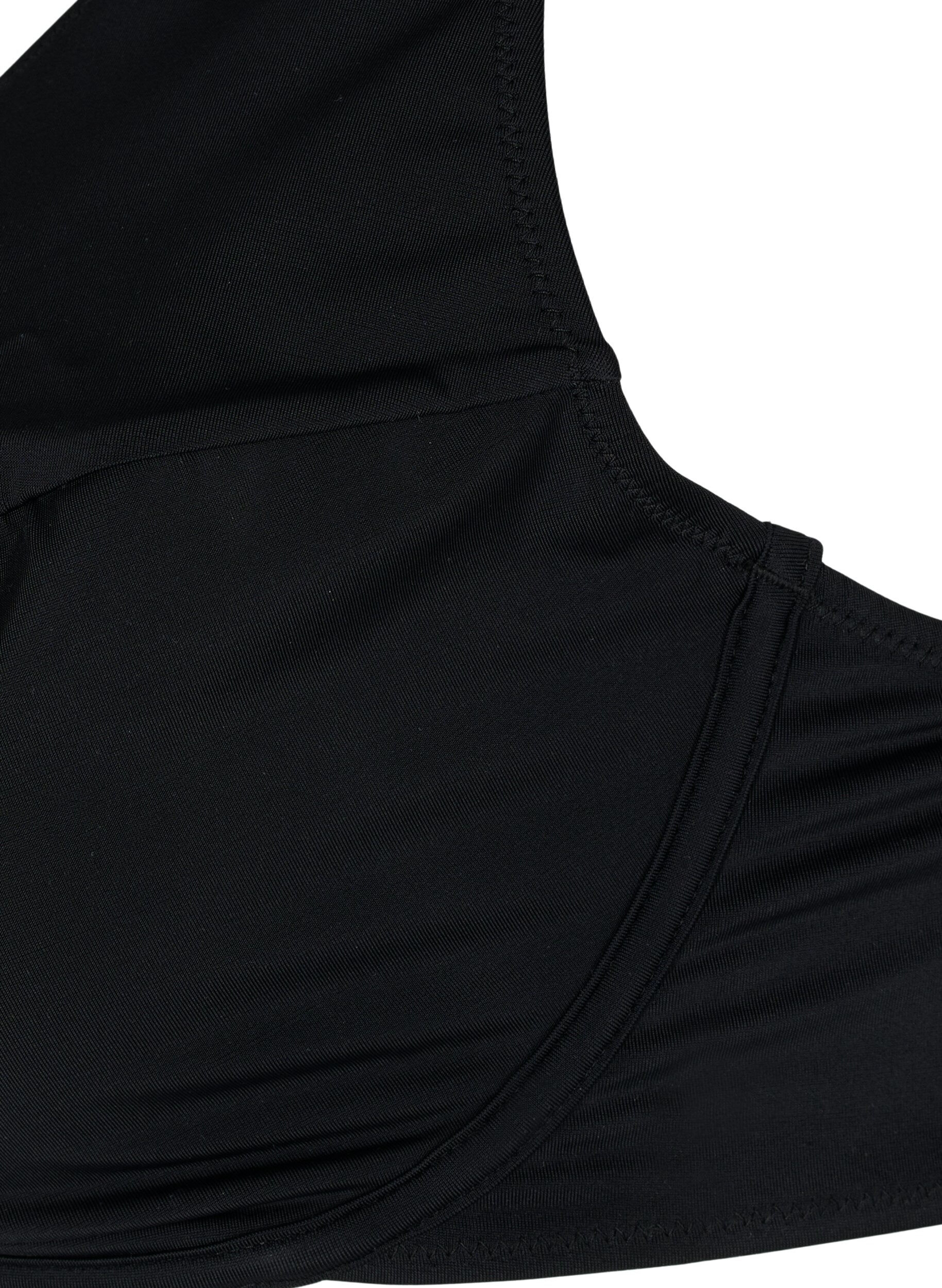 Zizzi Bikini-BH mit B&uuml;gel, Black, Packshot image number 2