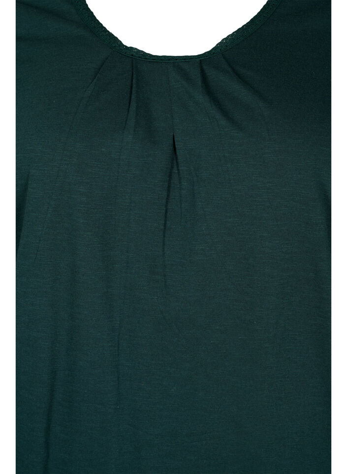 Blouse en coton à manches 3/4, Scarab, Packshot image number 2