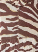Chiffonbluse mit Zebramuster und R&uuml;schen, Braun, Packshot image number 2
