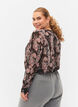 Chemise col V et imprimé, Black/Beige Paisley, Model image number 1